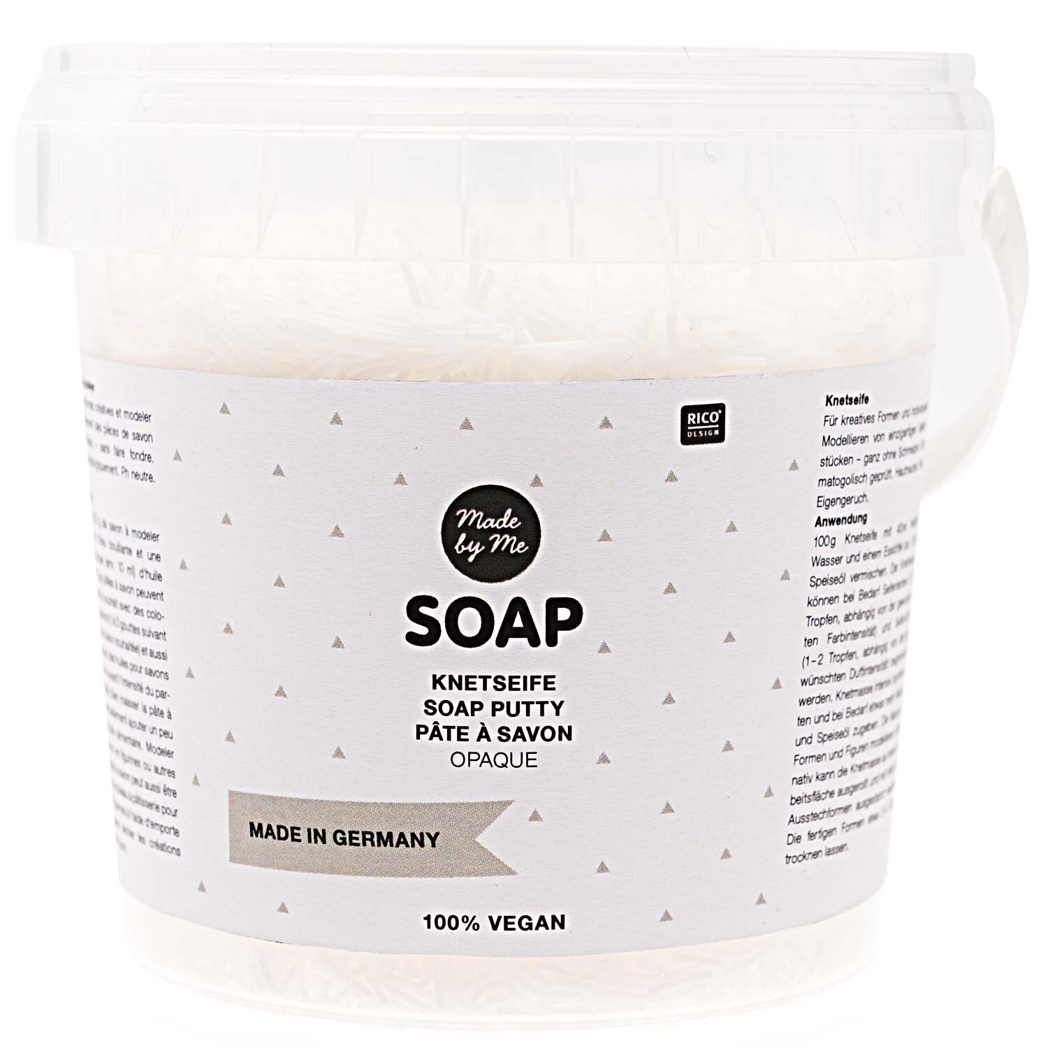 Knetseife weiß-opak, 300g