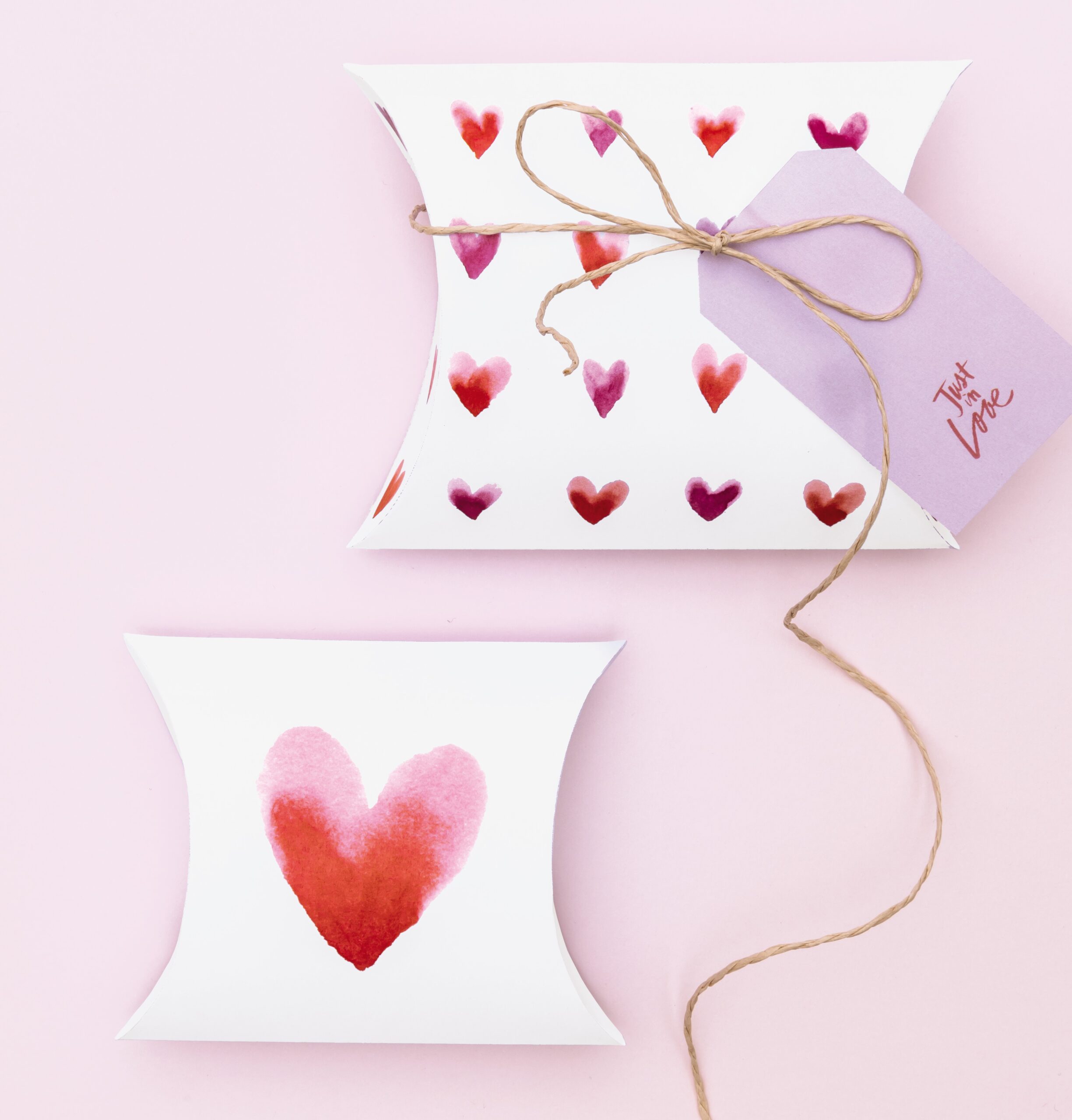 Herzige Seifenverpackungen – 6er Set mit Herzmotiv in 2 Größen für selbstgemachte Seifen